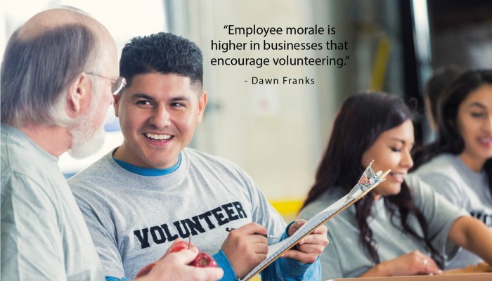 Small Business Philanthropy, Employee Volunteer, Corporate Giving, Employee Morale
