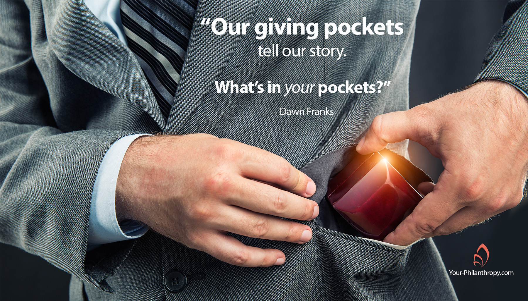 Pockets Carry What We Care About. What's In Your Pockets? Your
