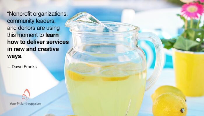 How Nonprofits Make Great Lemonade Out of Lemons